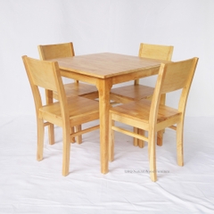 Bộ bàn ghế ăn Cherry, Thiết kế tân cổ điển, Kết cấu chắc chắn, Bán chạy
