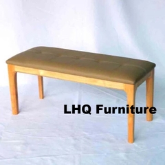 Bộ bàn ăn 2 ghế Butter 1 ghế bench – Bàn mặt giả đá 1m2 – Gỗ cao su tự nhiên – Nội Thất LHQ