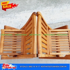 Ghế cafe vỉa hè, Xếp xuôi tiện dụng, Gỗ tràm, Bán chạy 2024