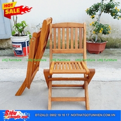 Ghế cafe vỉa hè, Xếp xuôi tiện dụng, Gỗ tràm, Bán chạy 2024