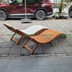 Ghế hồ bơi xếp gọn – Thiết kế uốn cong, kết cấu chắc chắn, đa năng, có thể dùng thêm nệm tại LHQ Furniture