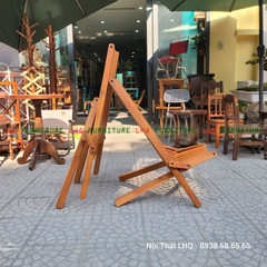 Ghế ngồi thư giãn LHQ - Ghế câu, ghế tổ ong xếp gọn, gỗ tràm tự nhiên, lưng ghế dài ngồi thoải mái, giá rẻ bất ngờ