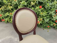 Ghế Nhà Hoàng Louis, Không tay vịn, Gỗ tự nhiên, Bảo hành kết cấu