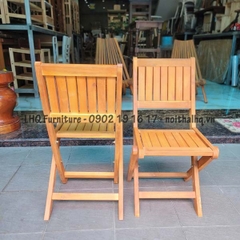 Ghế cafe vỉa hè, Thiết kế gấp ngược độc đáo, Kết cấu chắc, Giá rẻ