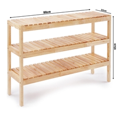 Kệ để giày dép 3T80, Gỗ cao su, Tháo ráp nhanh, Giá rẻ