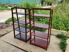 Kệ trang trí 4 tầng, Thiết kế chữ A, Gỗ tự nhiên, Chất lượng cao