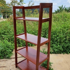 Kệ trang trí 4 tầng, Thiết kế chữ A, Gỗ tự nhiên, Chất lượng cao