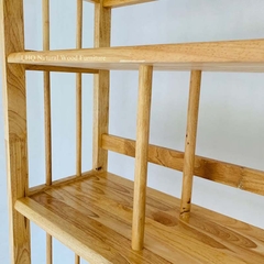 Kệ sách 5 Tầng 1M, Gỗ cao su, Tháo ráp nhanh, Vận chuyển rẻ