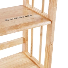 Kệ sách 5 Tầng 40cm, Gỗ tự nhiên, Tháo ráp nhanh, Vận chuyển rẻ