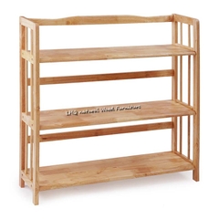 Kệ sách 3 Tầng 90cm, Gỗ cao su, Kết cấu chắc, Giá rẻ