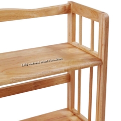 Kệ sách 3 Tầng 90cm, Gỗ cao su, Kết cấu chắc, Giá rẻ