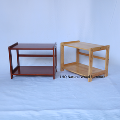 Kệ lò vi sóng mặt liền 2 tầng, Gỗ Tự nhiên, Bảo hành mọt