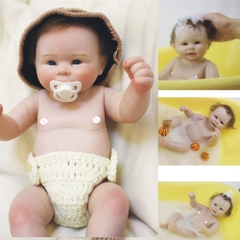 Búp Bê Tái Sinh Thân Nhựa Mềm _  Mô Hình Búp Bê Tiền Sản Reborn Body Full Silicone Doll