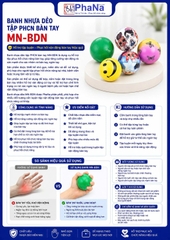 MN-BDN - Banh nhựa dẻo tập PHCN bàn tay