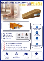 PN-BKD0 - Bục gỗ tập kéo dãn gân gót - PHCN