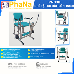 PN03IL - Ghế tập cơ đùi (lớn, inox)