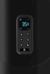 Máy tạo ẩm công nghệ siêu âm khử khuẩn nóng lạnh, cài đặt độ ẩm Homedics 1449558