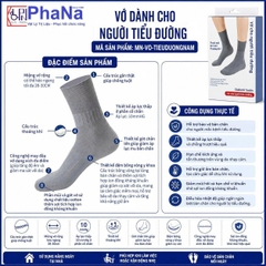 Vớ Dành Riêng Cho Đôi Chân Người Tiểu Đường - Áp Lực Thấp và Chống Trượt Hiệu Quả