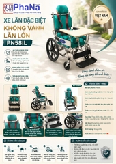 PN58IL- Xe lăn đặc biệt không vành lăn lớn