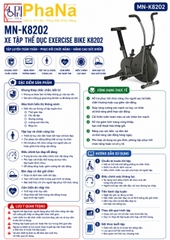 MN-K8202 - Xe tập thể dục Exercise Bike  K8202