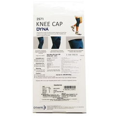 Đai hỗ trợ đầu gối cao cấp cho thể thao - DYNA Knee Cap Premium Grey/Black (Hàng nhập Ấn Độ)