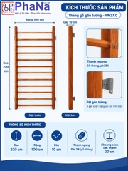 PN27.0 - Thang gỗ gắn tường
