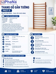 PN27.0 - Thang gỗ gắn tường