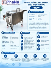 PN39.1 - Thùng nấu sáp ( Paraffin ) điều trị giảm đau