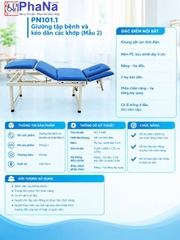 PN101.1 - Giường tập bệnh và kéo dãn các khớp (Mẫu 2)