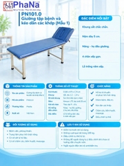 PN101.0 - Giường tập bệnh và kéo dãn các khớp (Mẫu 1)