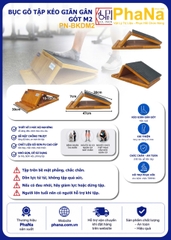 PN-BKDM2 - Bục gỗ tập kéo giãn gân gót M2
