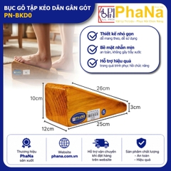 PN-BKD0 - Bục gỗ tập kéo dãn gân gót - PHCN