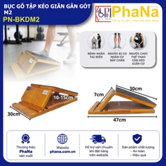 PN-BKDM2 - Bục gỗ tập kéo giãn gân gót M2