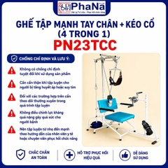 PN23TCC - Ghế tập mạnh tay chân + kéo cổ