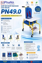 PN49.0 - Ghế tập ngồi tam giác cho trẻ em