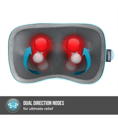 Gối massage shiatsu 3D cao cấp công nghệ GEL – Pin sạc HoMedics GST-550HRC-EU