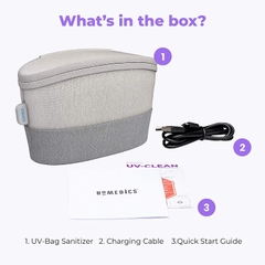 Túi khử khuẩn công nghệ tia UV HoMedics SAN-B100 , pin sạc