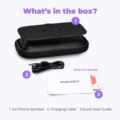 Hộp khử khuẩn công nghệ tia UV HoMedics SAN-PH100 , Pin sạc