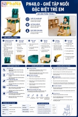 GHẾ TẬP NGỒI ĐẶC BIỆT DÀNH CHO TRẺ EM - PN48.0