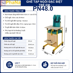 GHẾ TẬP NGỒI ĐẶC BIỆT DÀNH CHO TRẺ EM - PN48.0