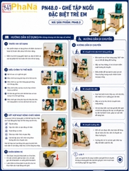 GHẾ TẬP NGỒI ĐẶC BIỆT DÀNH CHO TRẺ EM - PN48.0