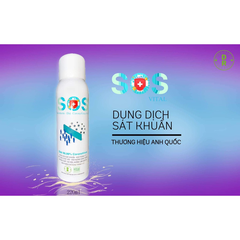 Xịt kháng khuẩn khử trùng 180ml - Hàng chuẩn