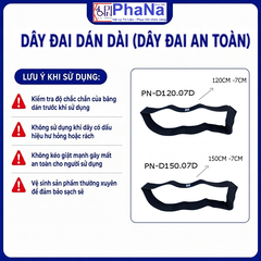 Dây đai dán dài (dây đai an toàn)