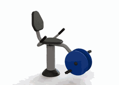 Dụng cụ xe đạp có tựa lưng