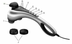 Máy massage cầm tay 2 đầu hồng ngoại Beurer MG100