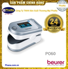 Máy đo nồng độ Oxy trong máu (SPO2) và nhịp tim kết nối Smartphone qua Bluetooth Beurer PO60