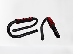 Dụng Cụ Hít Đất Chống Đẩy, dụng cụ tập cơ bụng tay cong (đen)