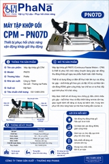 PN07D - Máy tập khớp gối - Continous Passive Motion (CPM)