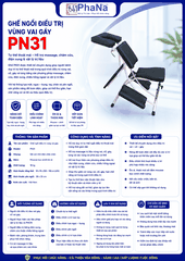PN31 - Ghế ngồi điều trị vùng vai gáy