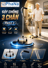 PN52.3 - Gậy Chống Có 3 Chân - INOX